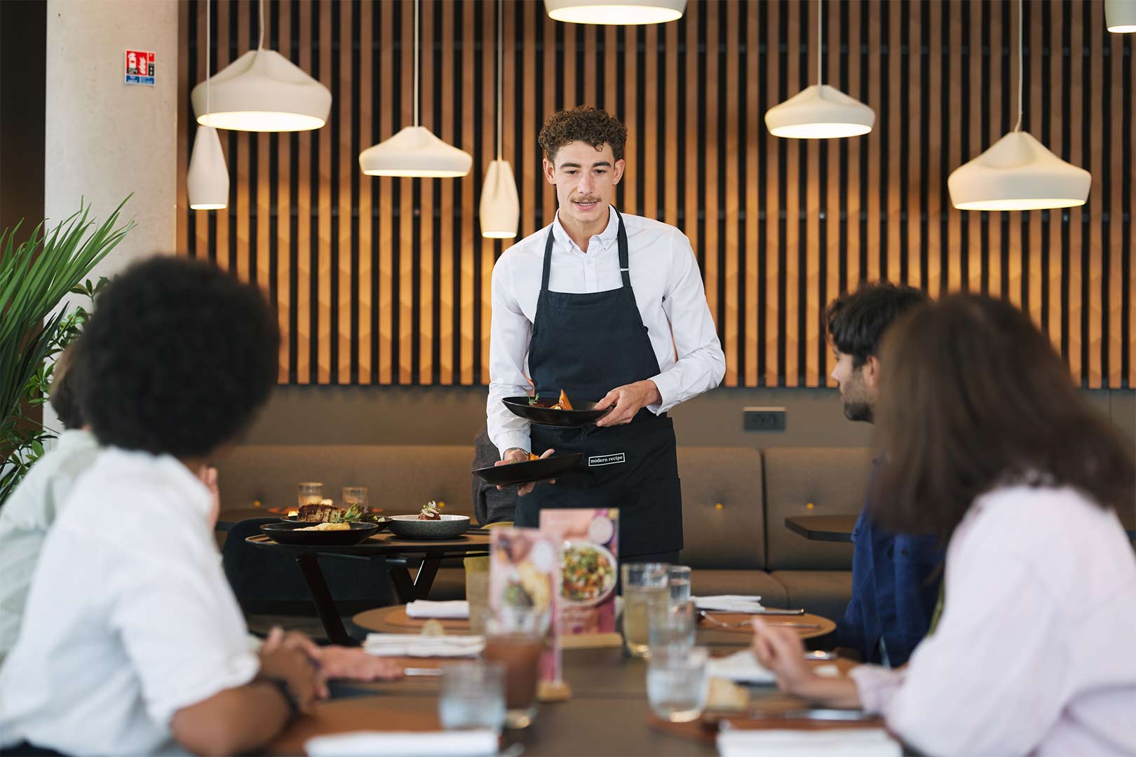 Sodexo Modern Recipe banque d'images Couloir 3