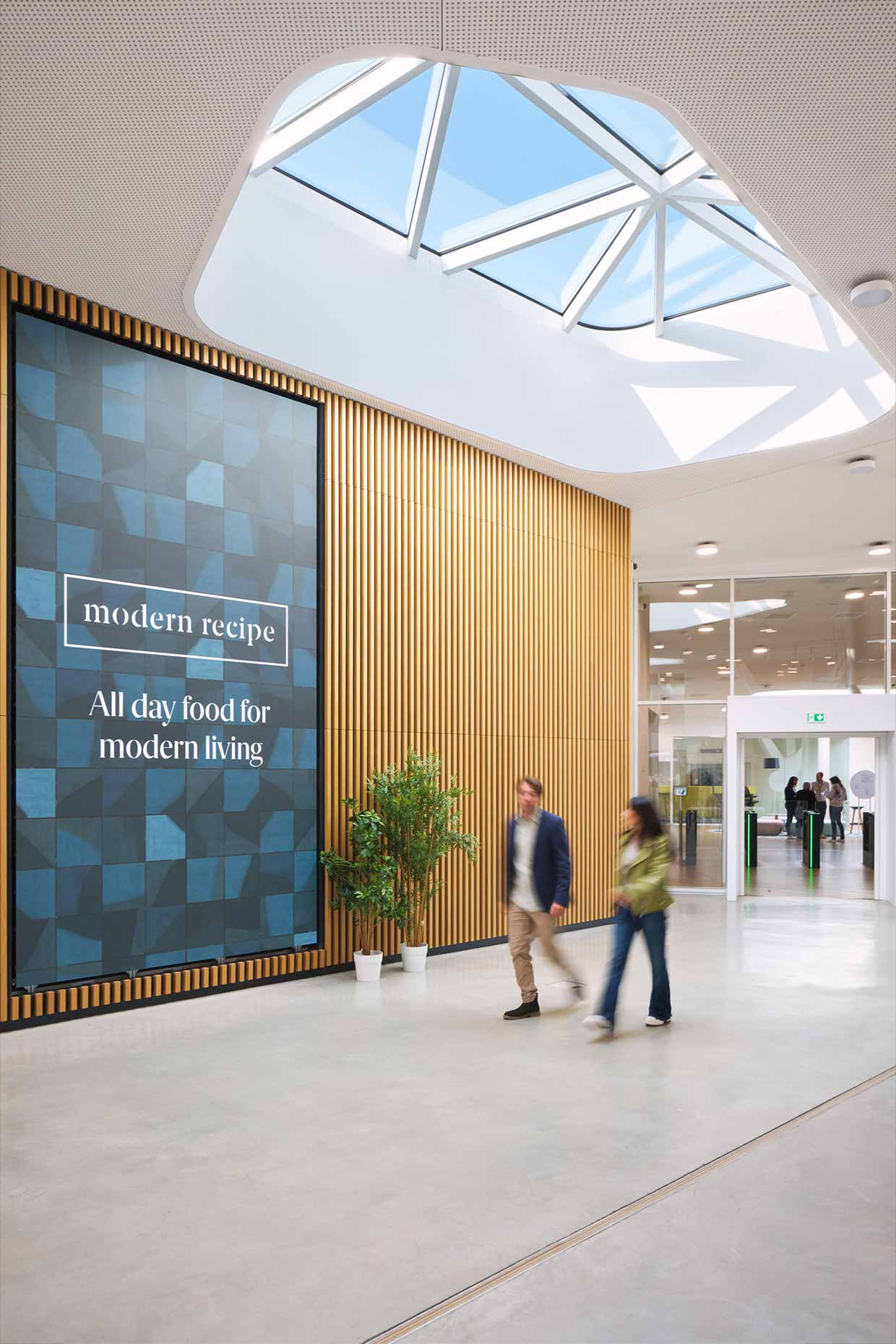 Sodexo Modern Recipe banque d'images Couloir 3